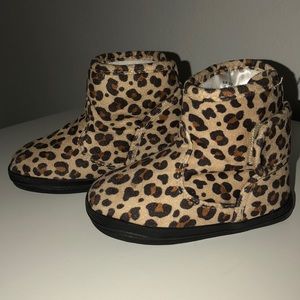 Animal print boots